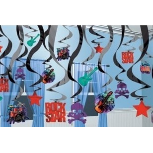 Rock Star Hanging Swirls Rock Star Hanging Swirls